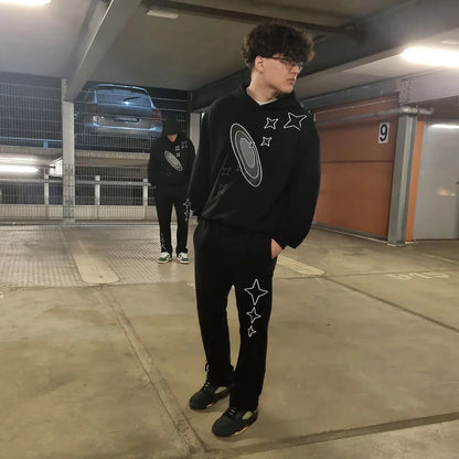 czarne spodnie dresowe other side outfit inspiration